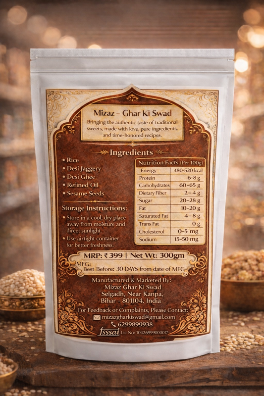 Traditional Anarsa (300gm)