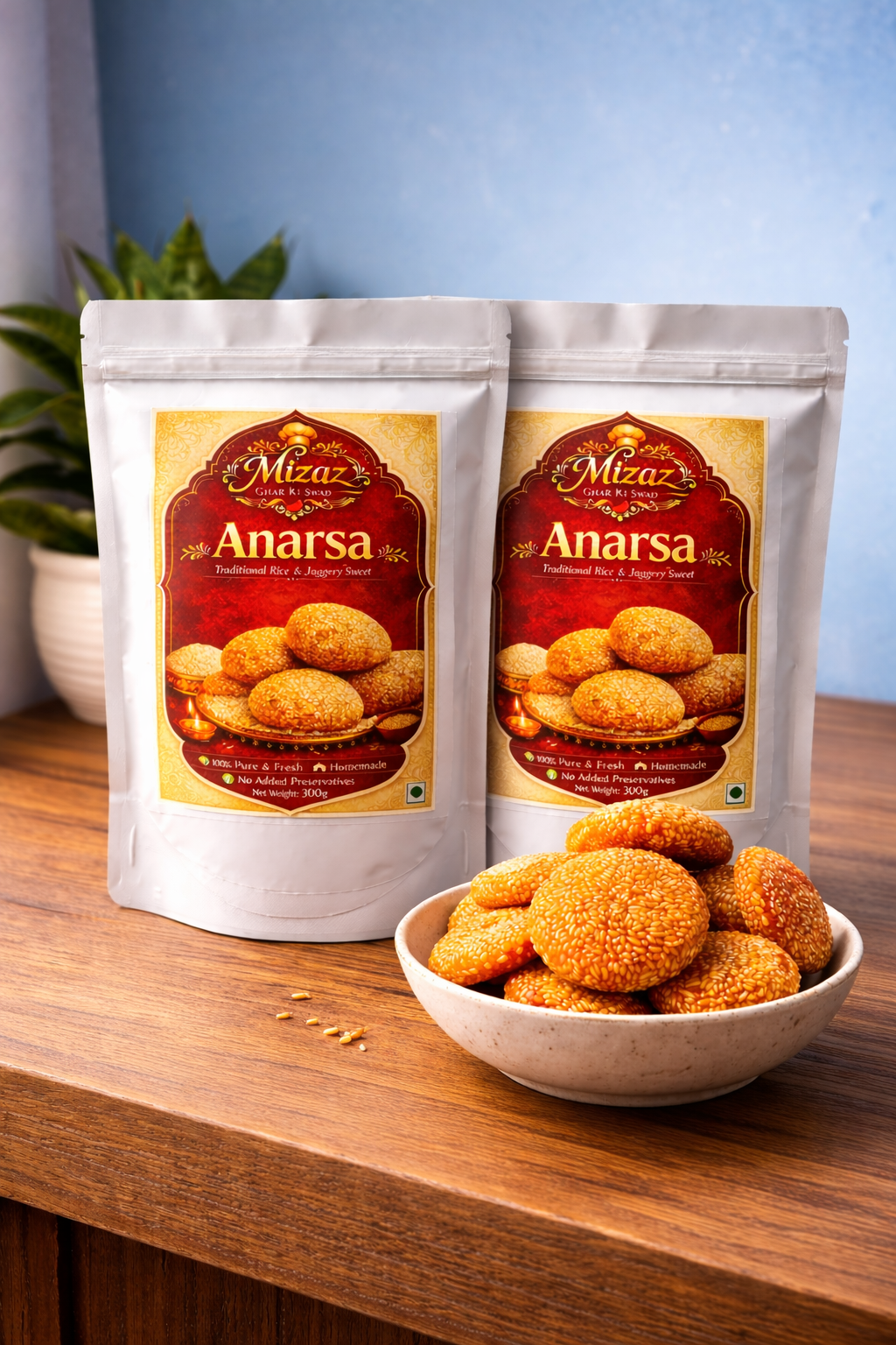 Traditional Anarsa Combo Pack (2×300gm)